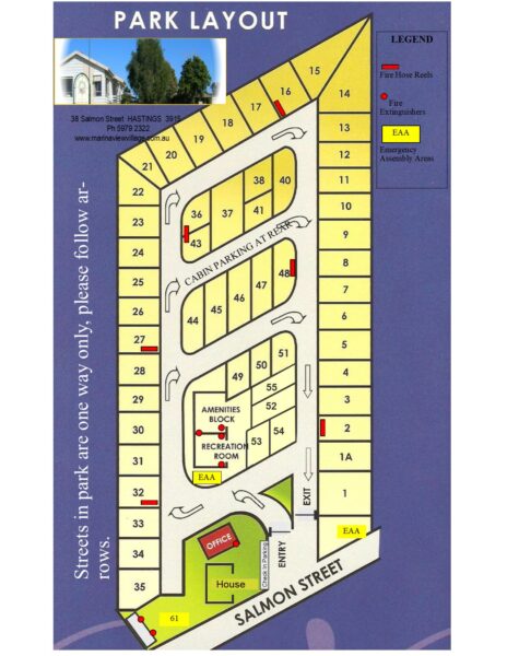 Marina View Village Park Map Jan 2021
